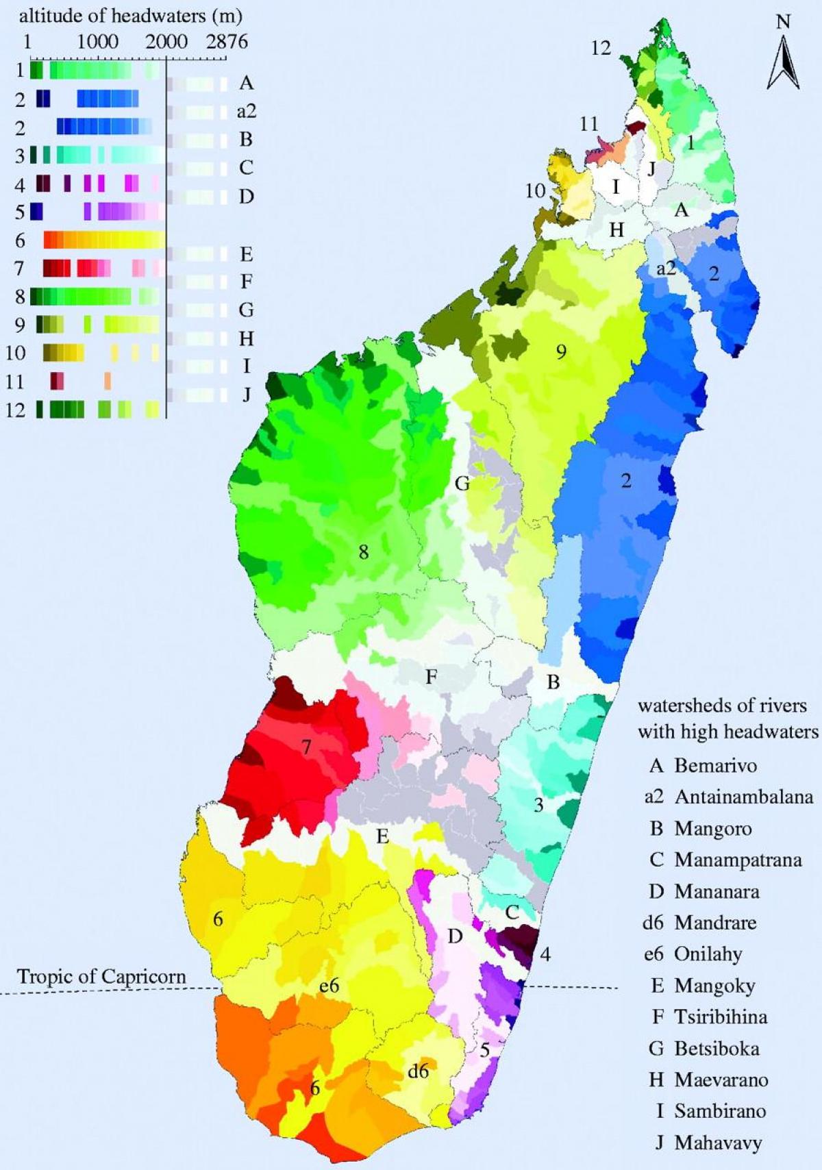 Madagaskar iklim haritası 