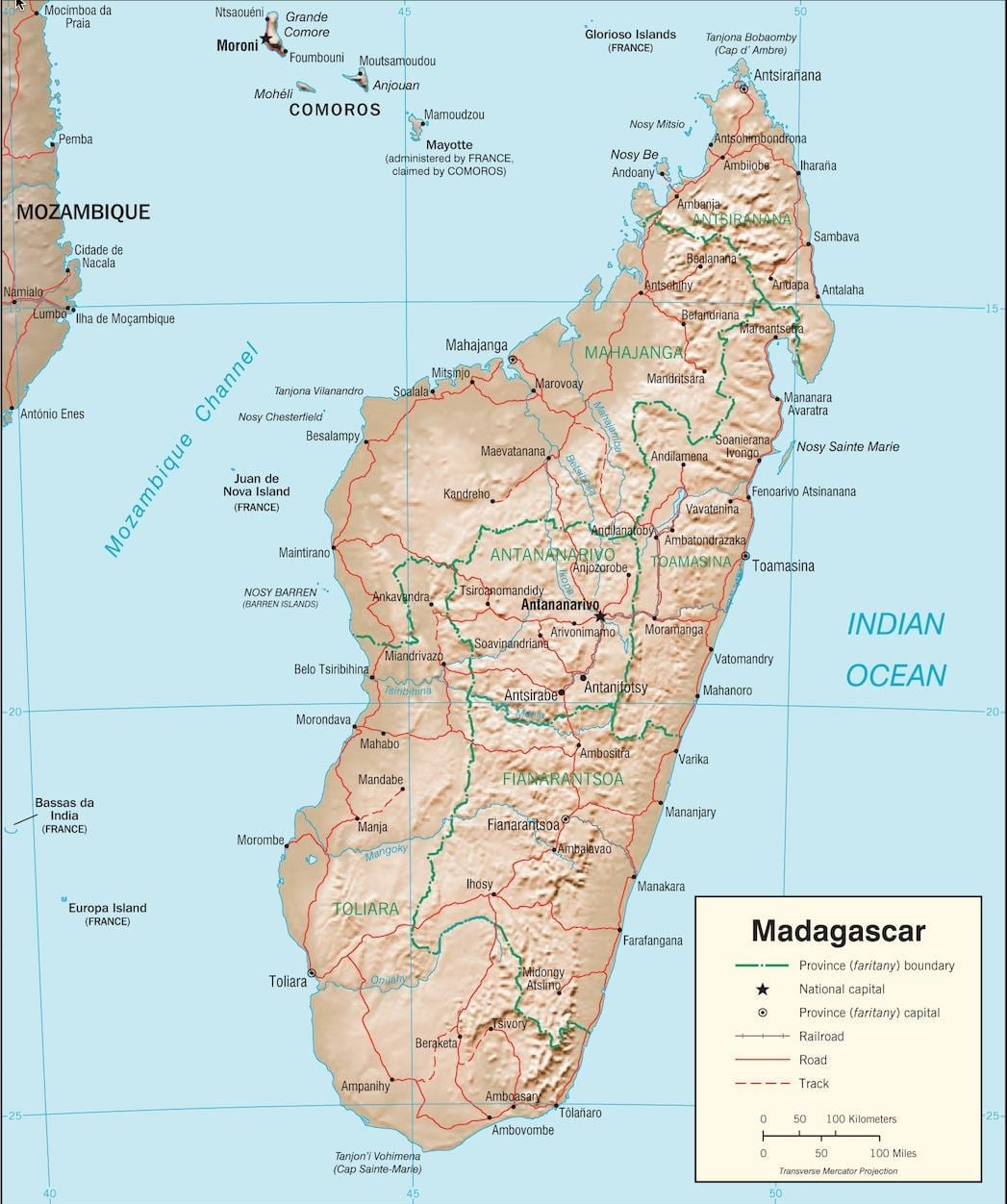 Madagaskar ülke göster
