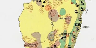 Doğal Madagaskar harita kaynakları